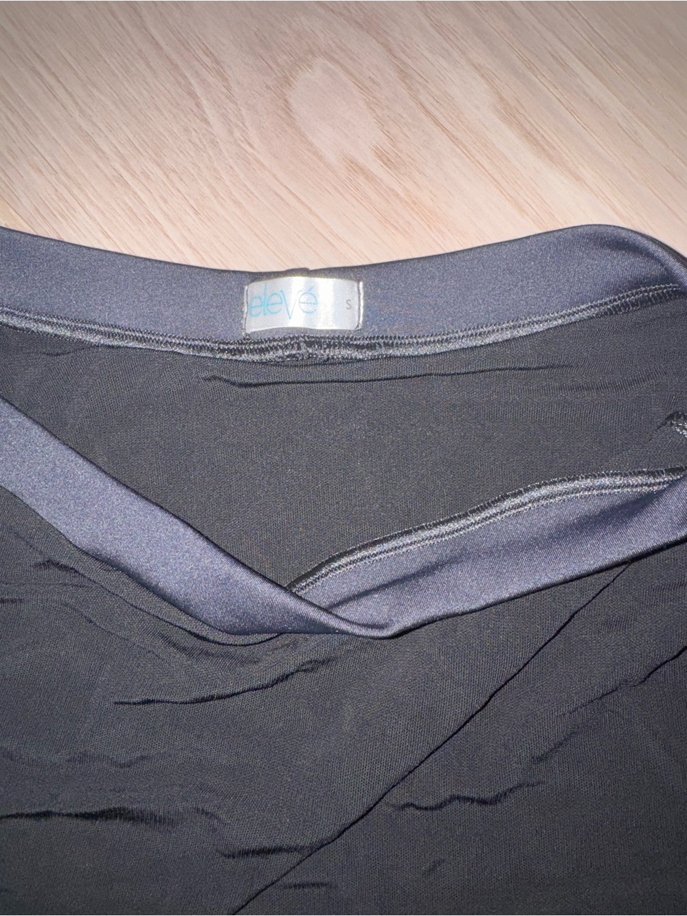 Eleve Dancewear Black High-Low Layered Skirt - Picture 2 of 2